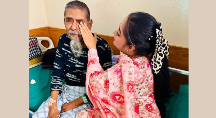 বাবাকে হারানোর পর শিউলী শিলা